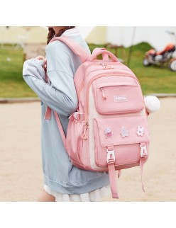 JINCAIZI Waterproof School Backpack – Wear-Resistant, Multi-Pocket, Unisex