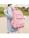 JINCAIZI Waterproof School Backpack – Wear-Resistant, Multi-Pocket, Unisex